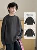Men's Crew Neck Sweater: 2025 Autumn/Winter Casual Knit, Long Sleeve Pullover Loose Fit