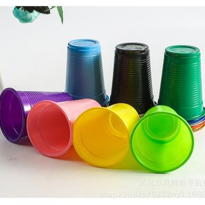 Factory Price 7Oz Party Game Cup Disposable Plastic Color Cup Beverage Cup Juice Beer Specified Color