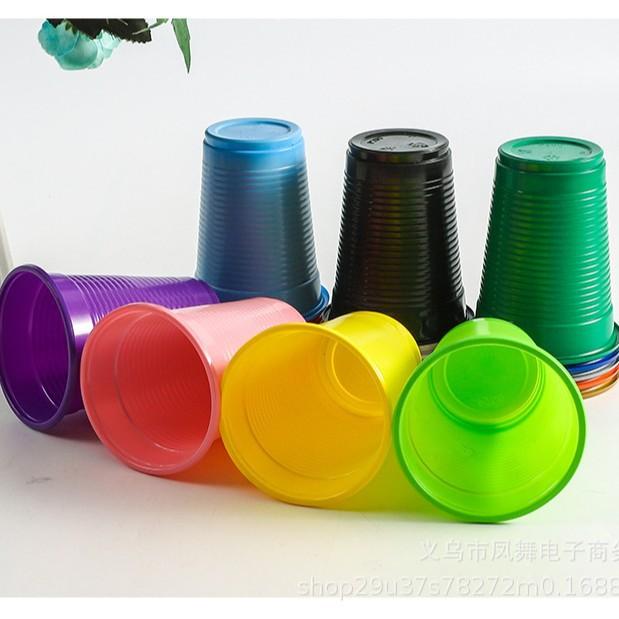 Factory Price 7Oz Party Game Cup Disposable Plastic Color Cup Beverage Cup Juice Beer Specified Color