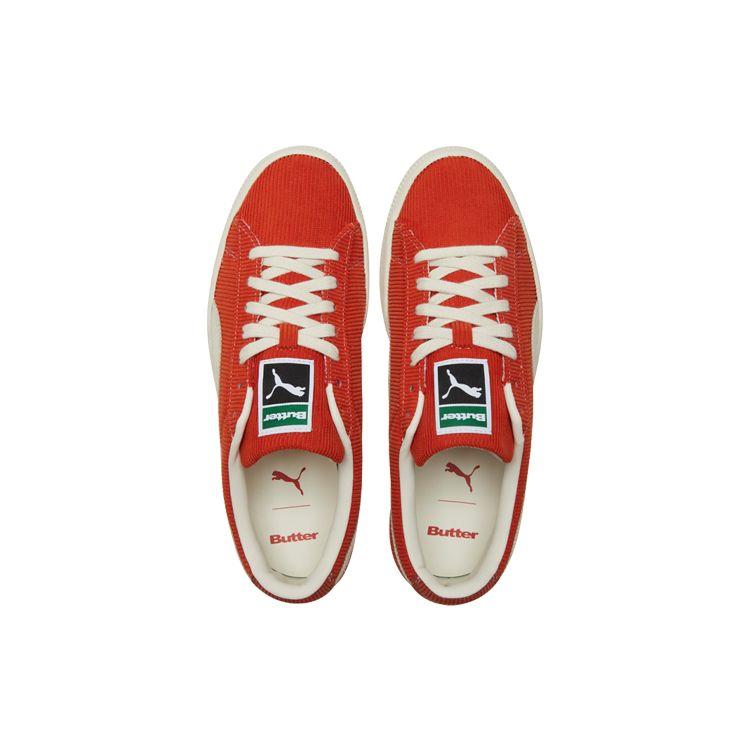 Butter Goods x Puma Basket Vintage Rooibos Tea Unisex Sneakers Orange Whisper-White 381099-02