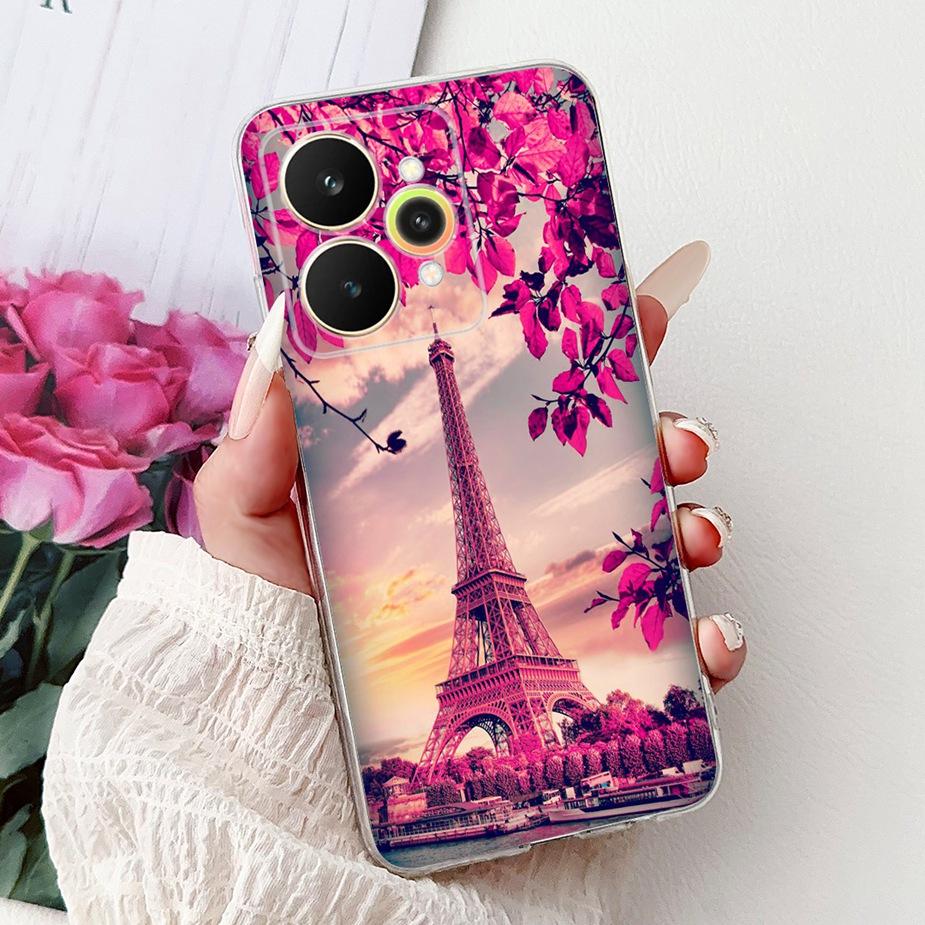 For Realme 15 Case Realme15 Pro RMX5101 Luxury Fashion Painted Cover Soft Slim Phone Case For Realme 15 Pro 5G Back Cover Bumper