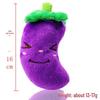 Peluche Bulldog Francese con Palla Squeaky e Giocattolo con Corda per Gatti e Gattini - Resistente al Morso, Design Cartoon Frutta