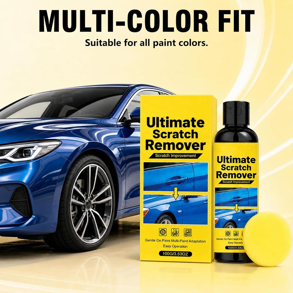 NanoPolix Car Scratch Remover, NanoPolix Scratch Remover, Plastic Polish Scratchs Removers, Quick Fix Removal Paste for Deep Scratches, All Paint