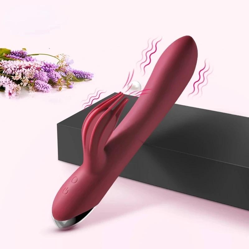 Powerful Rabbit Vibrator for Women G Spot Clitoris Stimulation 10 Speed Dildo Masturbator Rechargeable Sex Toys For Adult 18+