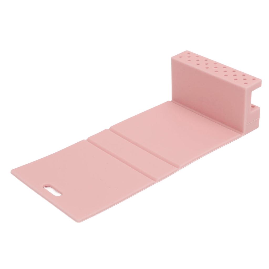 Silicone Nail Drill Bit Holder Foldable Multipurpose Drill Bit Organizer Case Nail Tech Bits
