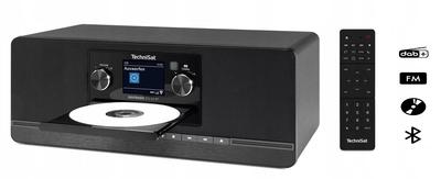 Radio technisat cd dab+ fm bluetooth usb 2×5 w digitradio 372 schwarz