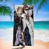 Cute Anime Bungo Stray Dogs Microfiber Blanket Quick Drying Beach Towels Oversized Printing Super Absorbent Pool Towel Blanket