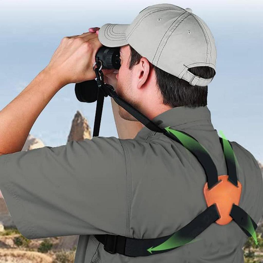 Universal Binoculars X-Shaped Harness Strap Shoulder Straps Duals Camera Harness Adjustable Shoulder Straps Camera Chest Strap