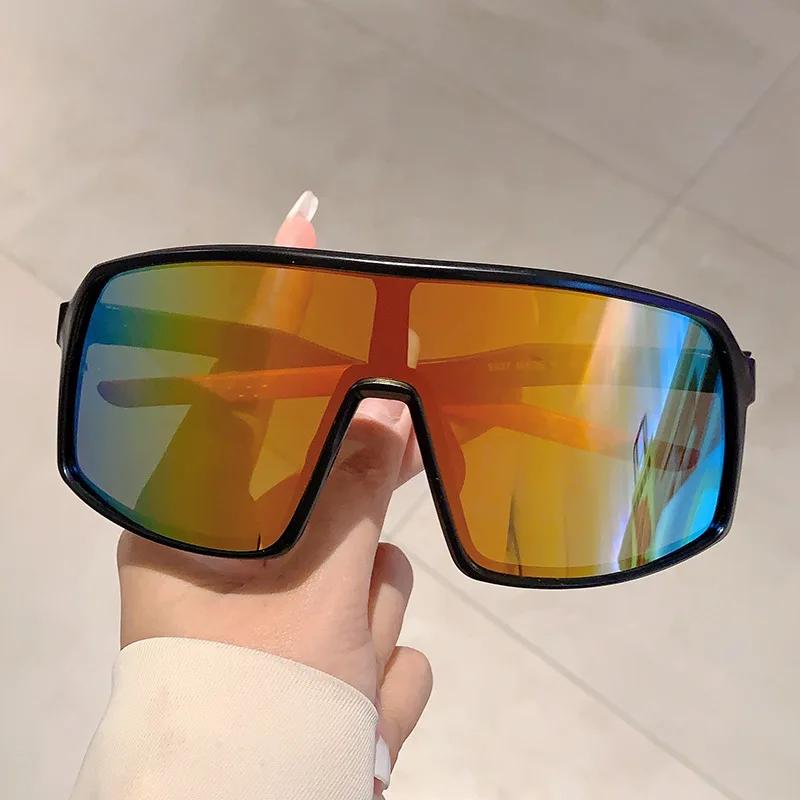 New Sport Cycling Goggle Oversized Sunglasses Women For Men Luxury Brand Designer Vintage Punk Ski Windproof Outdoor Sun Glasses