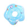 Infant Neck Float Double Air Nozzle PVC Double Air Bag Leakage Proof Infant Swimming Neck Ring for Infant Blue
