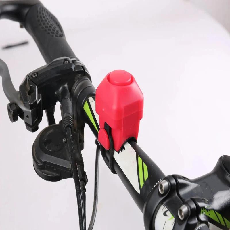 Bike Electronic Loud Horn 130 Db Warning Safety Electric Bell Police Siren Bicycle Handlebar Alarm Ring Bell Cycling Accessories