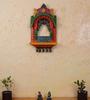 Hand-Painted Wooden Jharokha: Traditional Multicolored Wall Decor
