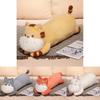 Adorable Cartoon Animal Long Hugging Pillow Husky Cat Bunny Fox Plush Toy For Sleeping