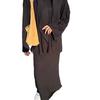  Cross-border European and American Autumn New Pullover Temperament Casual Simple Top Knitted Straight Skirt Women's Clothing