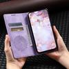 For Motorola Edge 50 Pro 5G Case Imprinted Mandala Leather Magnetic Closure Phone Cover