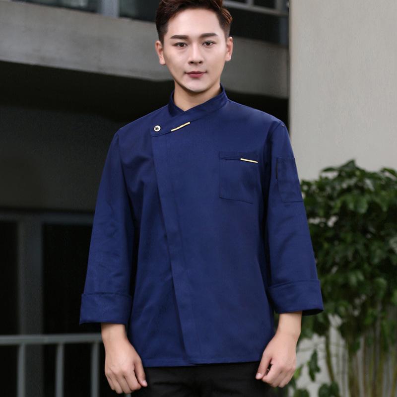 Unisex Fleece-Lined Chef Uniform: Cold-Proof Long Sleeve for Autumn/Winter - Ideal for Restaurants, Catering, Hotel, and Cake Shops.