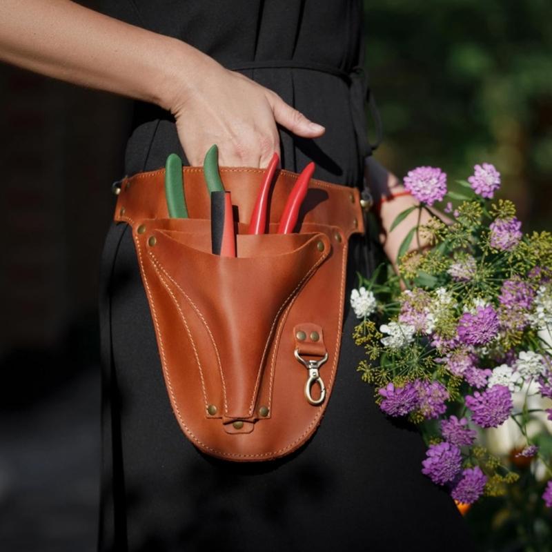 Belt Repairing Leather Tool Pouch Leather Tool Belt Tool Storage Bag Storage Pouch Portable Waist Bag Storage Bag Gadget