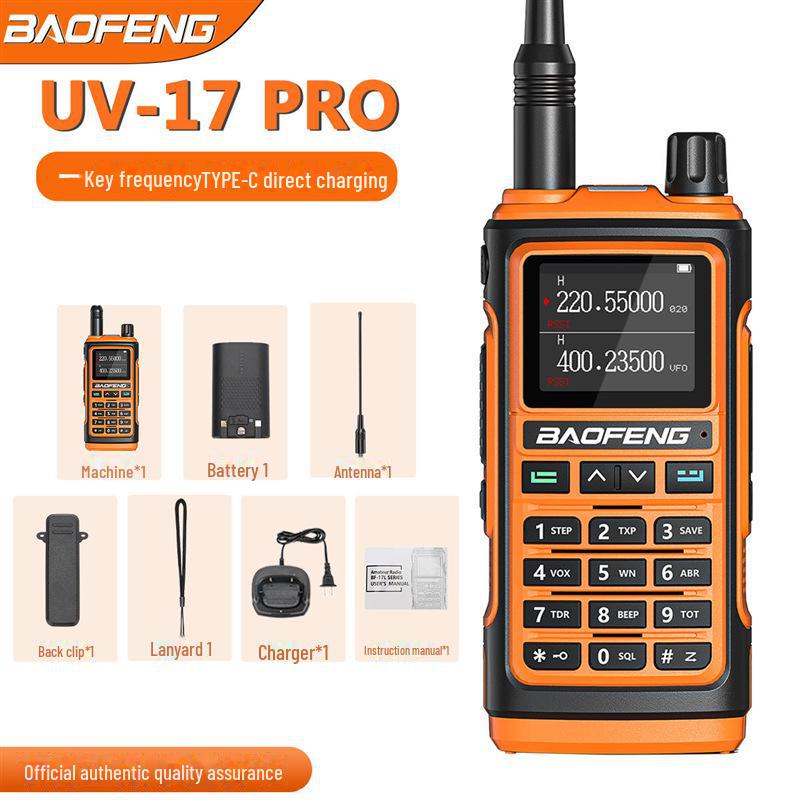 Baofeng UV-17 PRO Walkie-Talkie with Type-C Charging for Outdoor Adventures