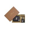 Boxed Snowman Print Snap Closure Canvas Leather Wallet Unisex Wallet Black C6941-SVF23
