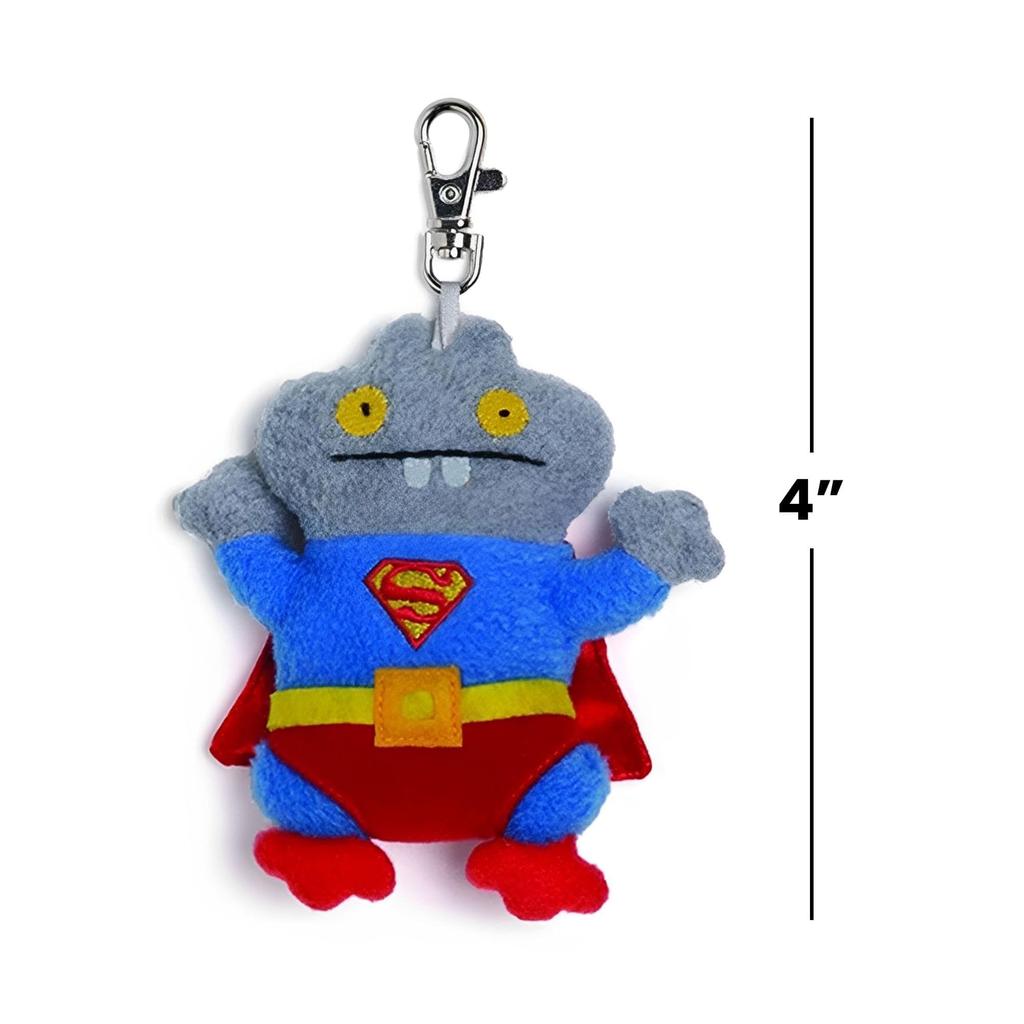 GUND UGLYDOLL Babo Superman Keychain 4042986