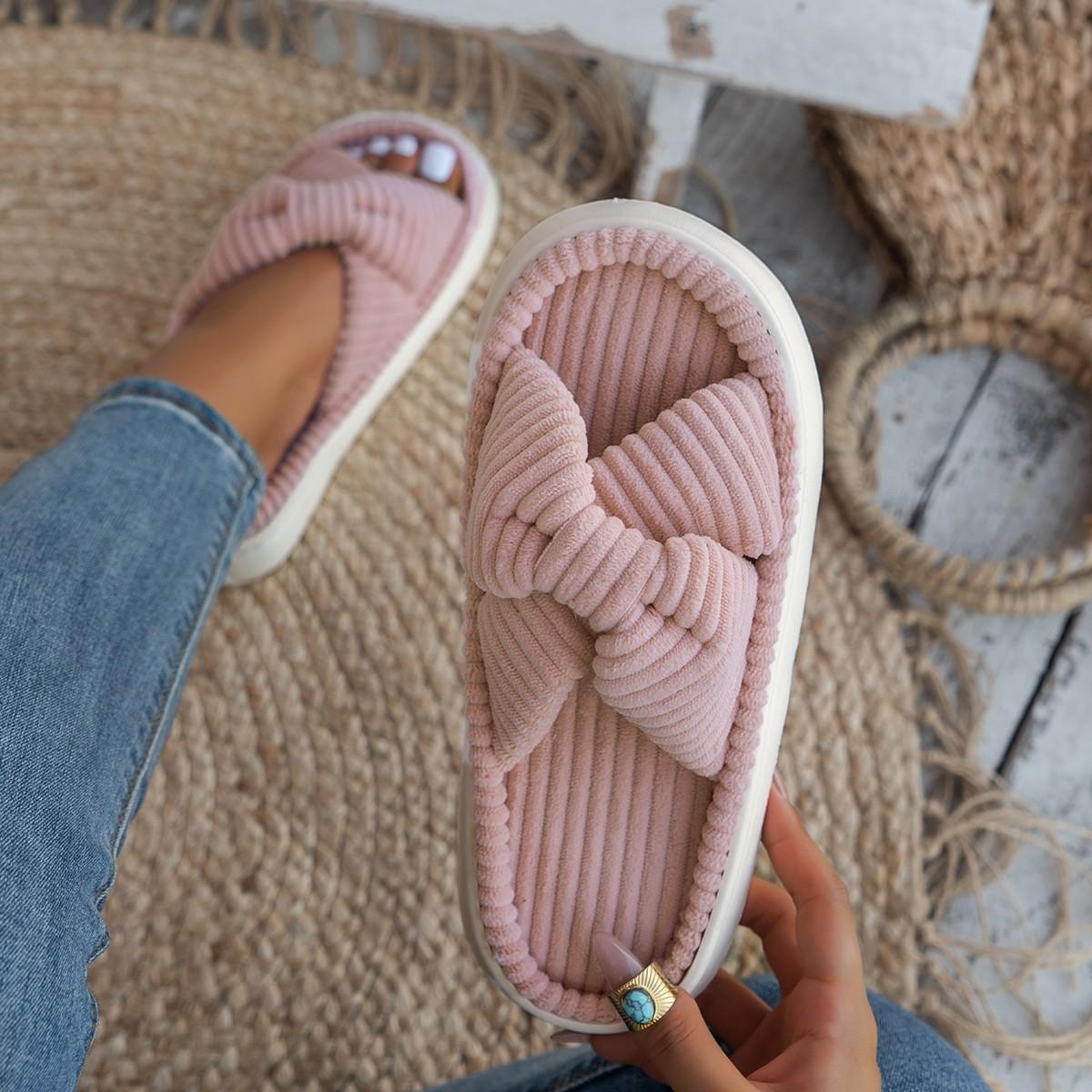 

Women Slippers Platform Spring and Autumn Shallow Sandals Breathable Mesh Lightweight Slippers Suede Designer Hot Slides Women 42-43 рожевий