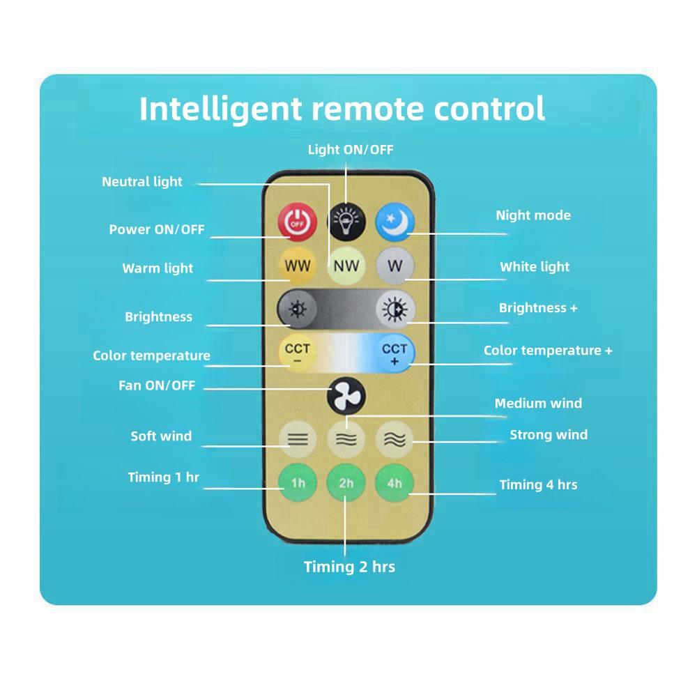 30W 2In1 Ceiling Fan With LED Lights E27 Lamp Socket With Remote Control AC85-265V For Living Room Bedroom Lighting