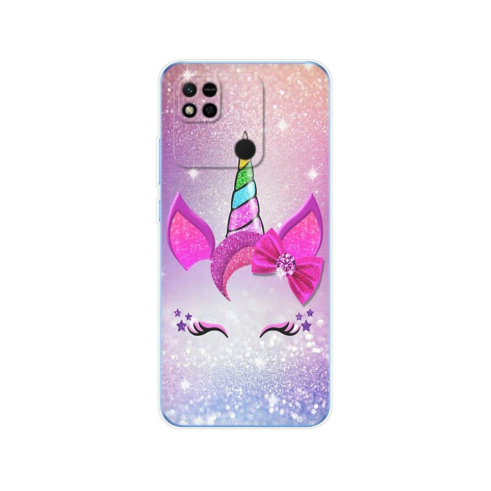 For Redmi 10A Case Back Cover For Xiaomi Redmi 10A Phone Case Redmi10A Bag Tpu Soft Silicon Protective Bumper Etui Funda Coque
