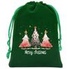 8pcs Christmas Velvet Bags Drawstring Bags Gift Bags Christmas Candy Bags Drawstring Drawstring Bags