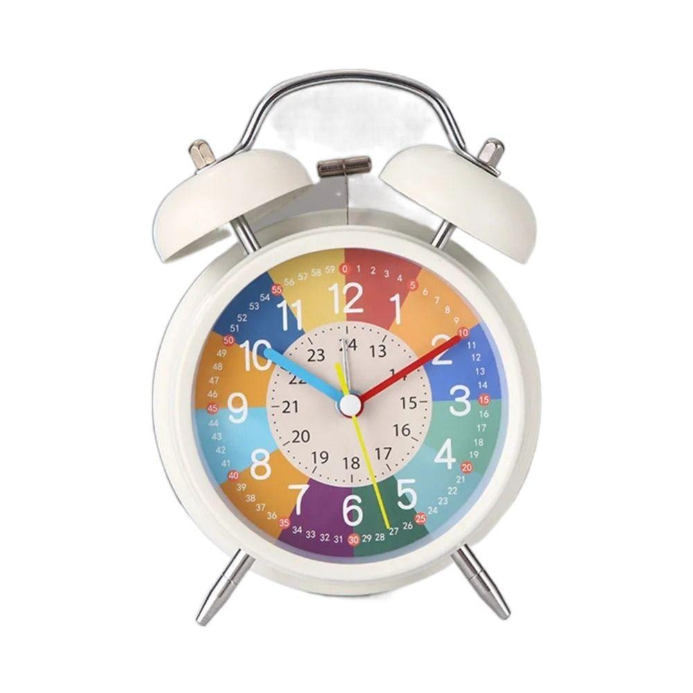 Cartoon Number Student Educational Alarm Clock Early Education Mute Table Alarm Clock Wake Up Anti-fall Desktop Clock Bedroom