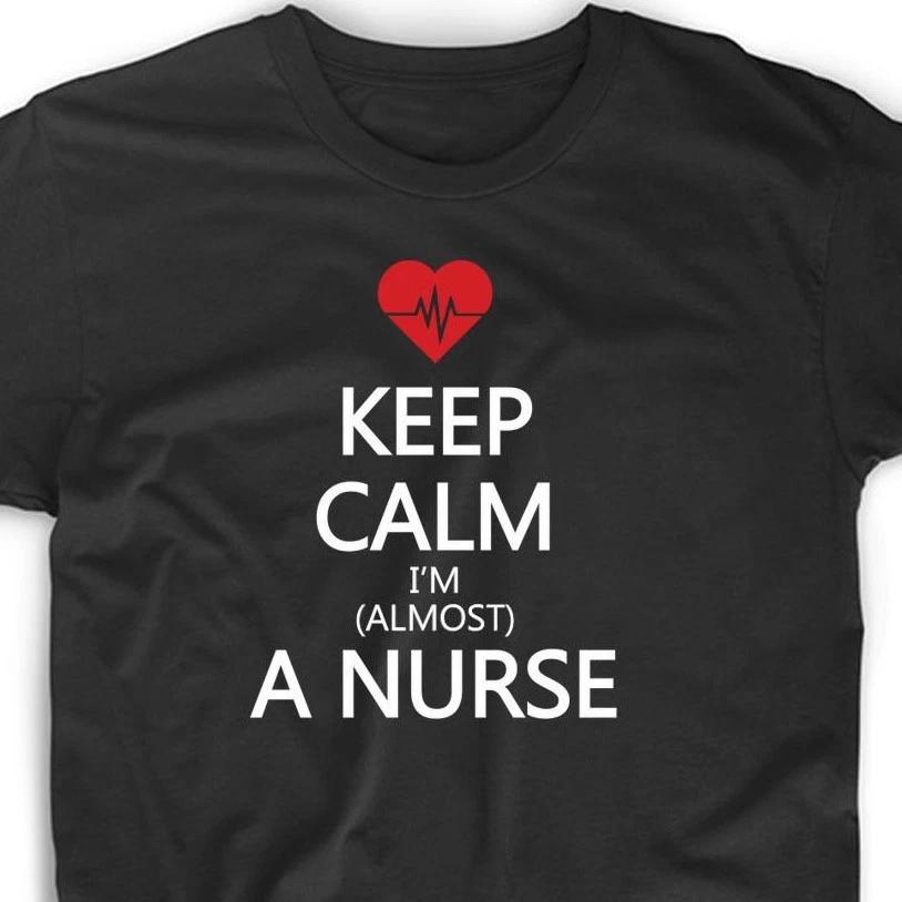 Keep Calm Nurse T Shirt Tee Nurse Nursing LPN RN Medical Assistant College 4XL