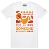 VOICEART Thankful Turkey Holiday Graphic Tee for Thanks Giving Day