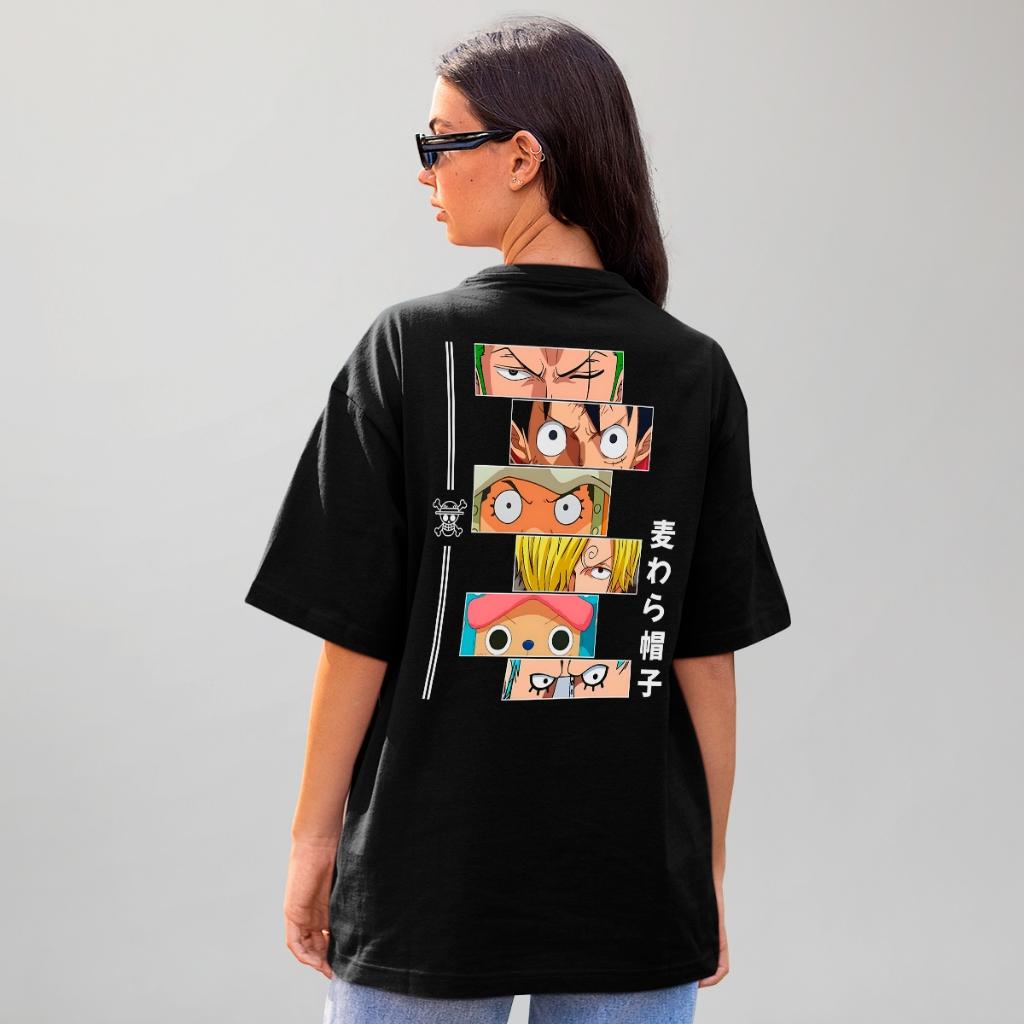 ONE PIECE Japanese Anime Men Women Summer T-shirt Oversized Retro Print Short Sleeve Casual Comfortable Oversized Harajuku Y2k