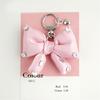 Practical Rhinestones Butterfly Bowknot Key Holder Sturdy Alloy Designs Decoration for the Fashionable Individual