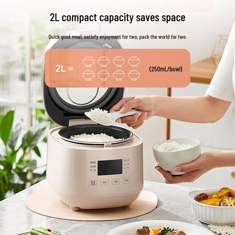 Midea 2L Mini Rice Cooker with Timer