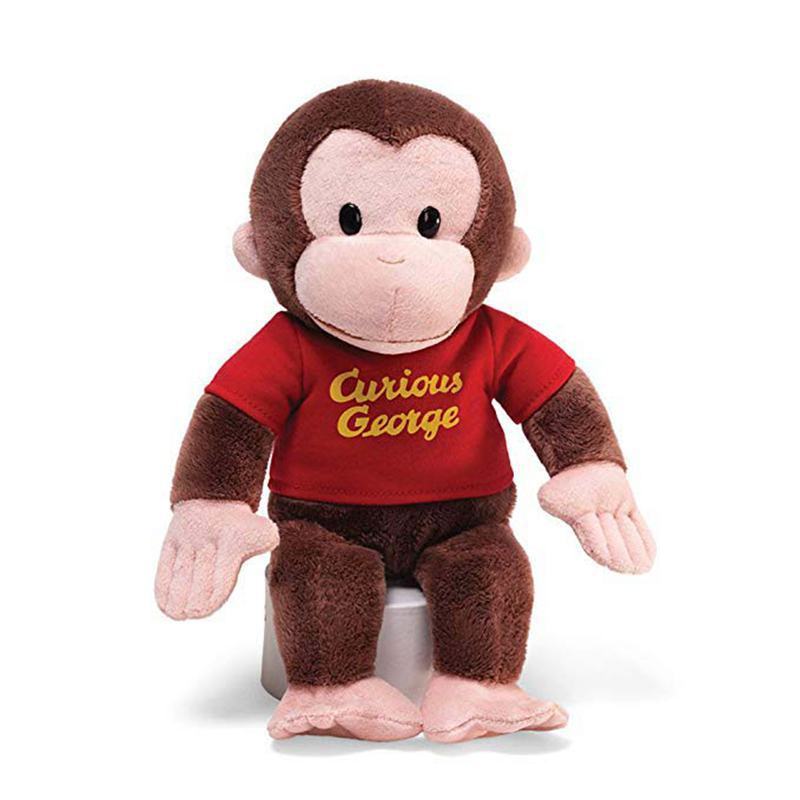 Curious George Monkey Plush Toy With Soft Short Pile For Kids And Collectors