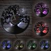 Tree of Life Retro Vinyl Record Wall Clock Living Room Kitchen Family Tree Retro Vinyl Longplay Wall Art Home Decor Wall Clock