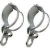 1pair Metal Motorcycle Modified Turn Signal Light Indicator Mount Bracket Clamp 30-45mm (Chrome)