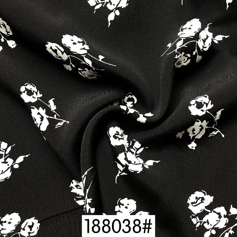 1 meter X 1.45 meter Cartoon print Fabric Viscose Yoryo Crinkled Rayon Dress Shirt Material RetroColorful dots Plain print