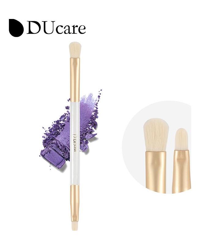 DUcare 14pcs Powder Makeup Brush Single Soft Nylon Hair White X1 Series For Eye Shadow Eyebrow Foundation Liquid Lip Brushes for Makeup