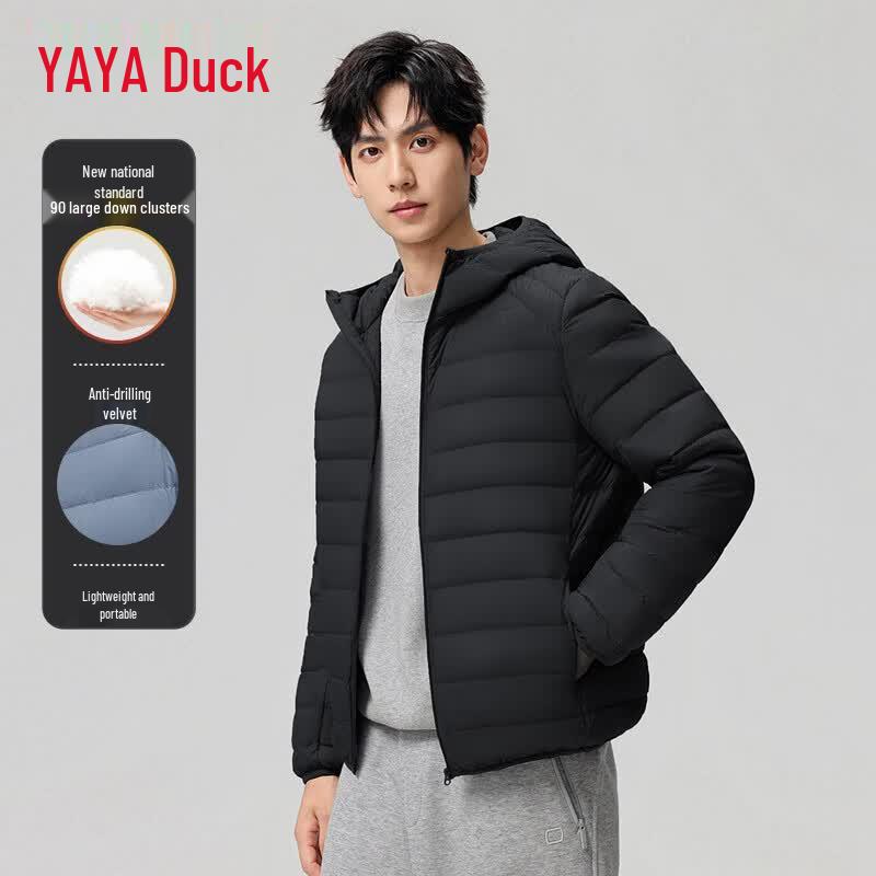 YAYA Unisex Lightweight Hooded Down Jacket 3XL