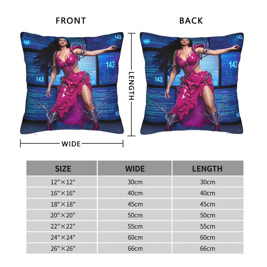 Pillow Case American singer K-Katy P-Perry Soft Pillow Cover For Sofa Car Home Decor Retro Trendy Pillowcases