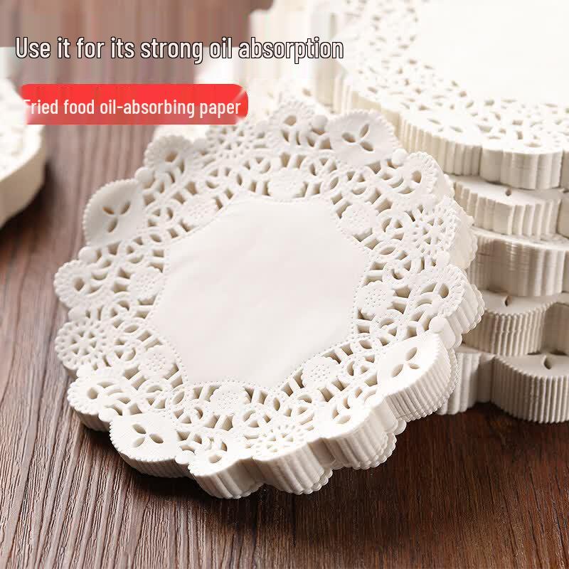 Food-Grade Oil Absorbing Lace Paper Mats
