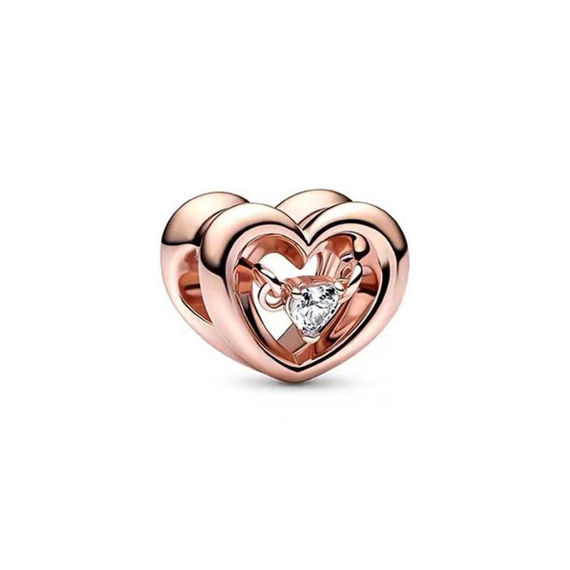 2023 Valentine's Day Charm 925 Sterling Silver Frosted Red Love Potion Murano Beads Fit Original Bracelet DIY Jewelry