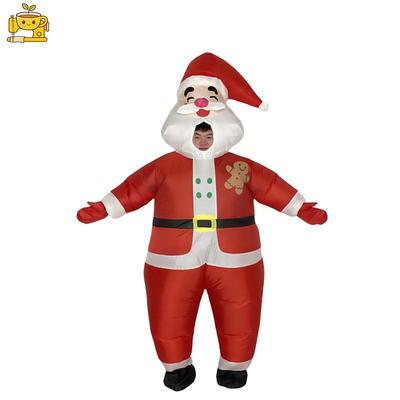 Aufblasbares Kostüm Weihnachtsmann & Schneemann für Weihnachtsfeier & Cosplay