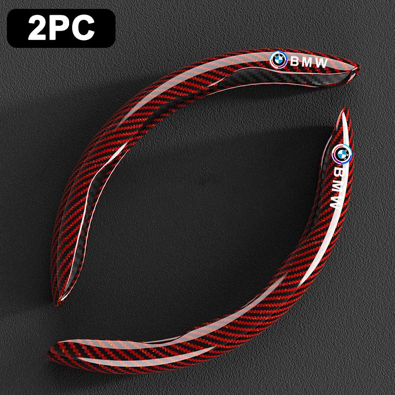 2pcs Car Steering Wheel Cover Non-Slip Protector Case For BMW 50th Anniversary M 3 4 5 7Series X1 X3 X4 X5 X6 X7 F10 F30 E46 E60