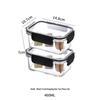ZISIZ Cream Style Resin Food Storage Box