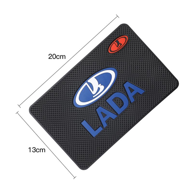 Car Dashboard Non-slip Mat Phone Key Storage Pad Car Accessories For Lada Niva Vesta Samara Granta Kalina Largus Priora Xray