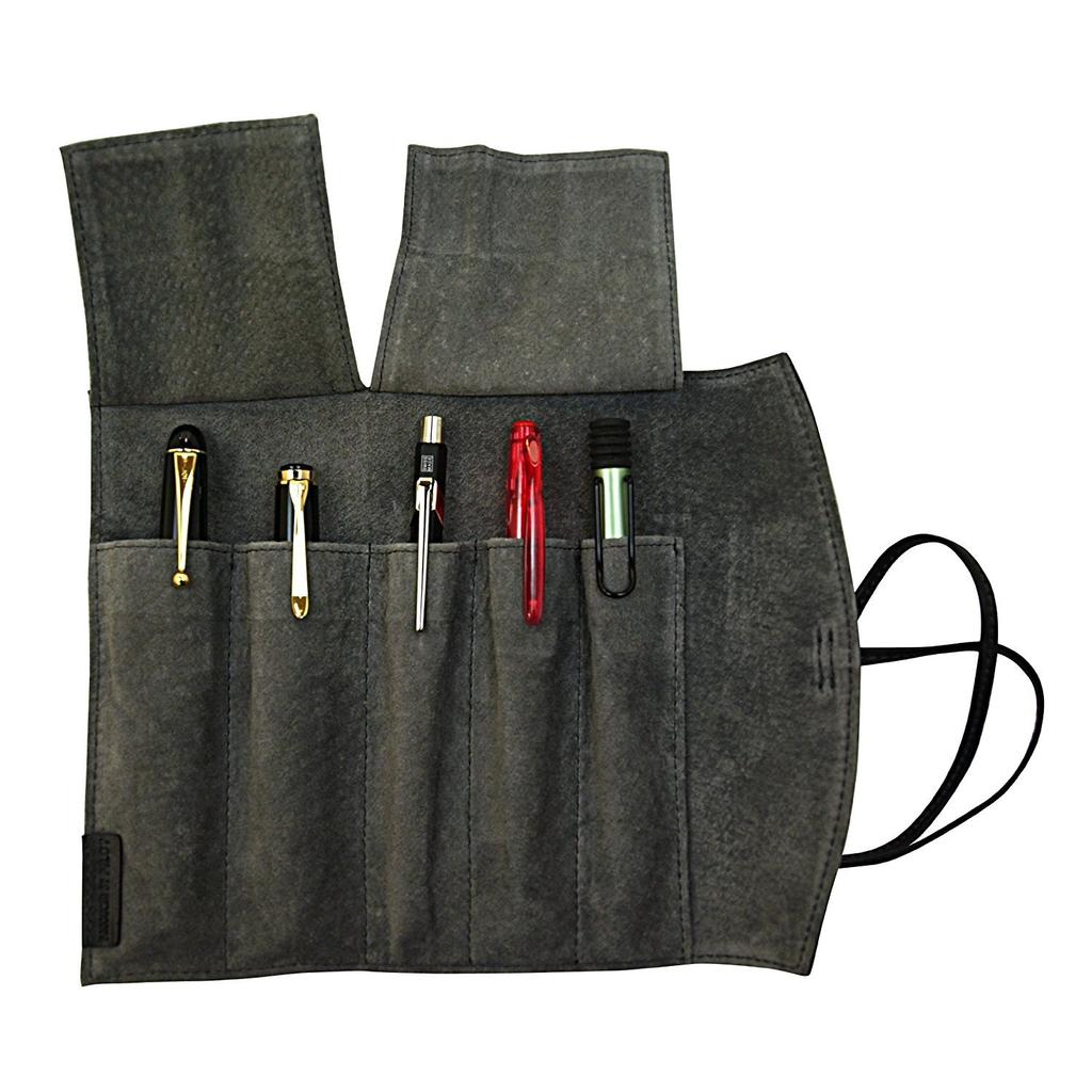 PILOT Pen Case Pensemble Roll Type 5-Pen Holder Black PSR5-01-B
