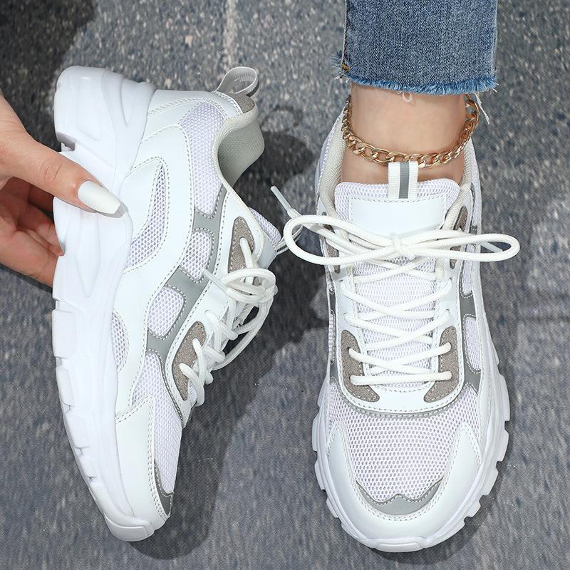 Four Seasons Platform Daddy Shoes Breathable and Comfortable Casual Sports Shoes Outdoor Trendy Shoes