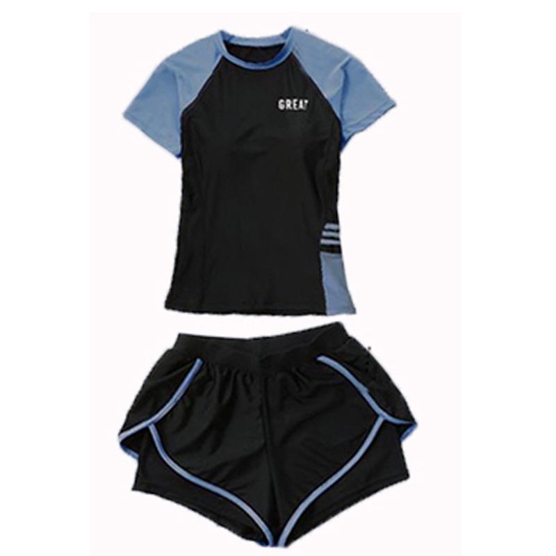 Costume da bagno da donna 2025 snellente con controllo pancia e spacco - Costume da bagno conservativo a gamba piatta per piscina e sorgente termale